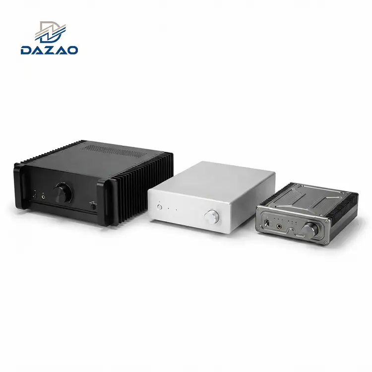 CNC Machining Aluminum Audio Amplifier Chassis
