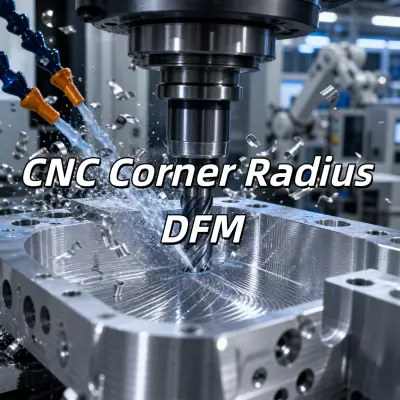 CNC Corner Radius DFM: Deflection, Tooling & Cost Guide