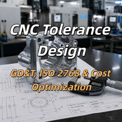 CNC Tolerance Design: GD&T, ISO 2768 & Cost Optimization