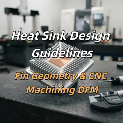 Heat Sink Design Guidelines: Fin Geometry & CNC Machining DFM