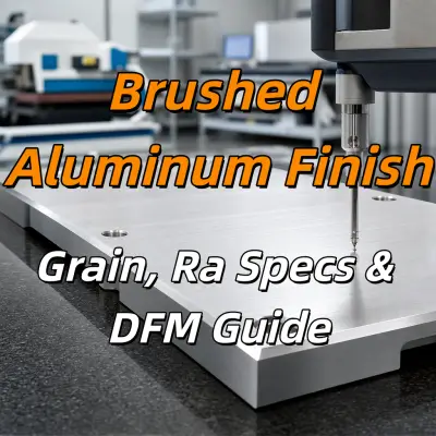 Brushed Aluminum Finish: Grain, Ra Specs & DFM Guide