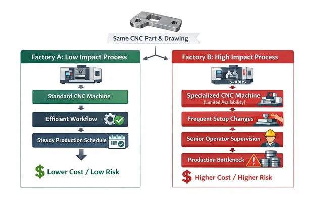 Why Does the Same CNC Part Cost So Much More at Different Factories Why Does the Same CNC Part Cost So Much More at Different Factories