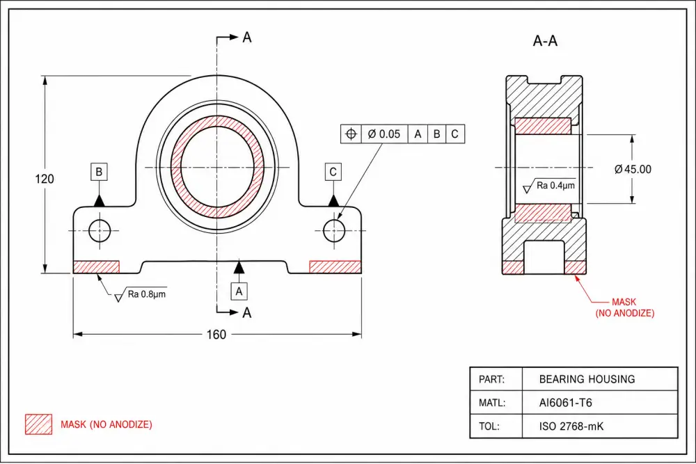 Fully detailed CNC drawing requirements for manufacturing compliant with ISO and ASME standards Fully detailed CNC drawing requirements for manufacturing compliant with ISO and ASME standards