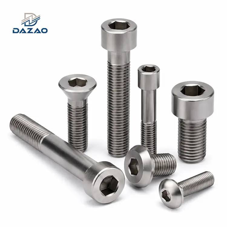 Grade 5 Titanium Bolts With Precision CNC Machining