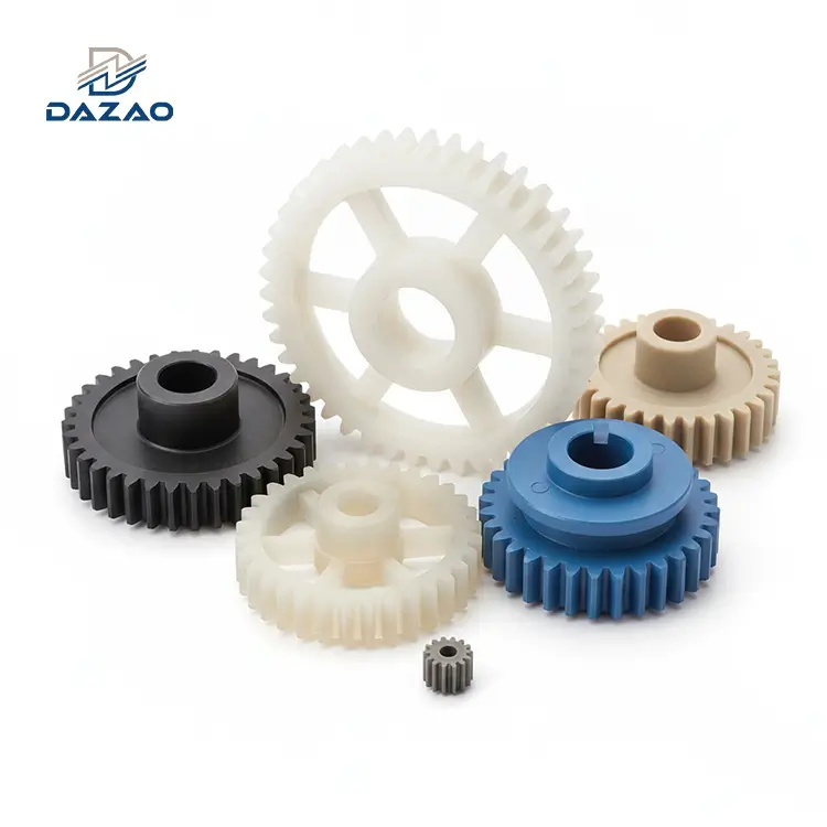 Precision Machined Plastic Spur Gears Nylon Acetal Gearing