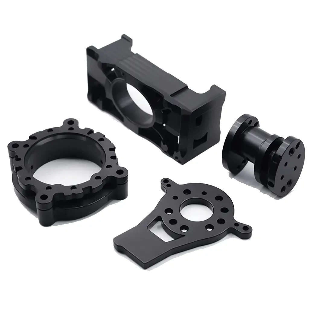 Black Oxide Aluminum CNC Machining Parts Black Oxide Aluminum CNC Machining Parts