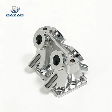 5-Axis CNC Machined Custom Aluminum Intake Manifold 5-Axis CNC Machined Custom Aluminum Intake Manifold