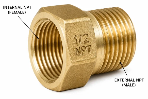 Precision NPT threaded custom brass fittings Precision NPT threaded custom brass fittings