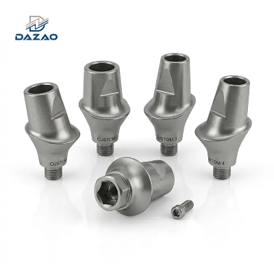 Custom Titanium Dental Implant Abutments Custom Titanium Dental Implant Abutments