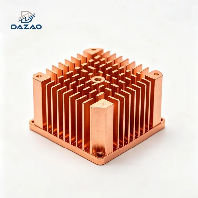 CNC Machined Copper Heat Sink CNC Machined Copper Heat Sink
