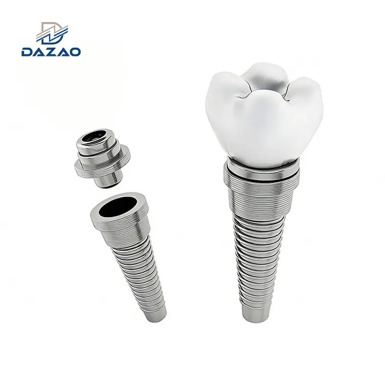 OEM Titanium Dental Implants | Grade 4 & Gr23 CNC Machining